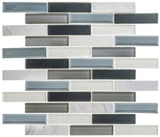Bella Glass Tiles Beveled Castle Series BCA655 Azure Gardens