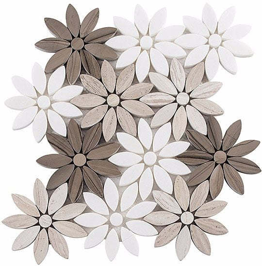 Bella Glass Tiles Bouquette Series Fresh Bouquet BQT-673