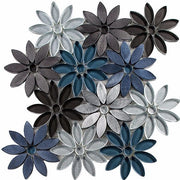 Bella Glass Tiles Bouquette Series Hydrangea Thicket BQT-676