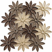 Bella Glass Tiles Bouquette Series Neutral Vase BQT-674