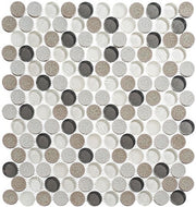 Bella Glass Tiles Ceremonial Penny Mosaic CRM-476 Local Gala