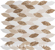Bella Glass Tiles Colonial Series Long Hex Providence Pier CLNL-284