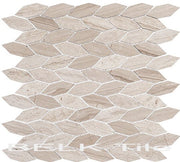 Bella Glass Tiles Colonial Series Long Hex Virginia Dunes