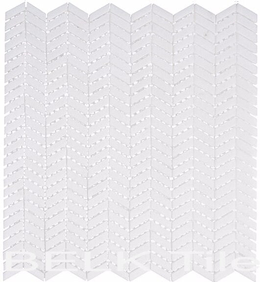 Bella Glass Tiles Covered Bridge Atrium White CVB362