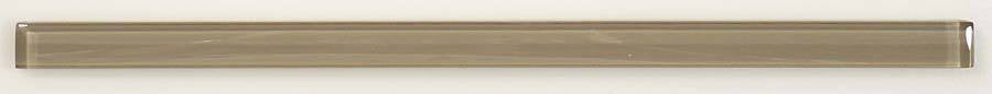 Bella Glass Tiles Crystile Glass Liner Bar Silver Spring L017