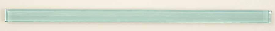 Bella Glass Tiles Crystile Glass Liner Bar Soft Mint L010