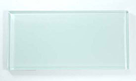 Bella Glass Tiles Crystile Series 3 x 6 Subway Ice Mist Glossy C01-1