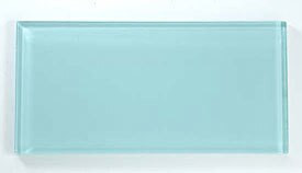 Bella Glass Tiles Crystile Series 3 x 6 Subway Soft Mint C08-1