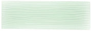 Bella Glass Tiles Crystile Wave Glass Subway 4 x 12 Bright White