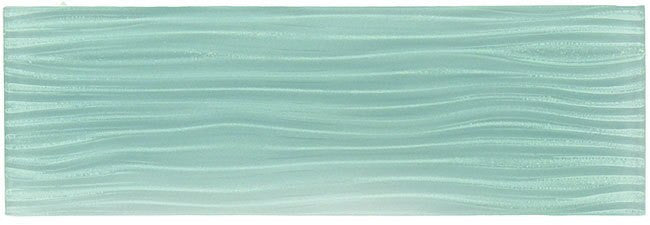Crystile Wave Glass Subway 4 x 12 Morning Mist C11-W