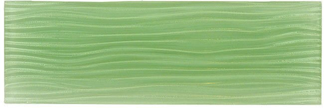 Bella Glass Tiles Crystile Wave Glass Subway 4 x 12 Ocean Spray C15-W
