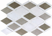 Bella Glass Tiles Falling Star Series Aluminum Jupiter Chrome