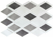Bella Glass Tiles Falling Star Series Aluminum Platinum Moon