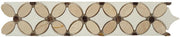 Bella Glass Tiles Flower Series FS-710L marble listello