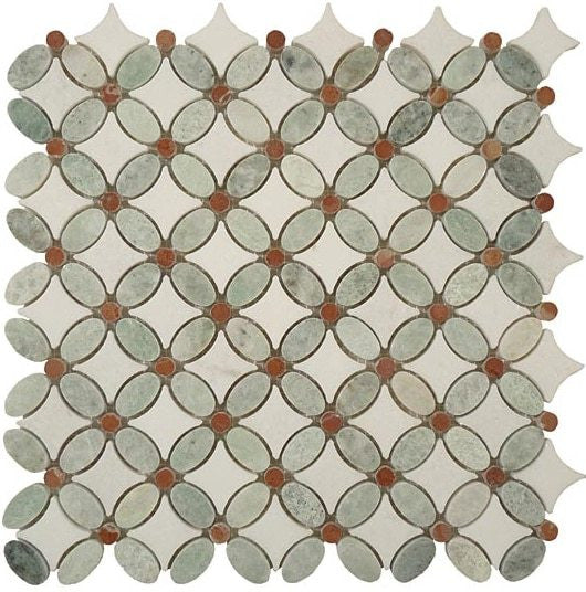 Bella Glass Tiles Flower Series FS-72 marble mosaic tile