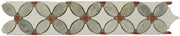 Bella Glass Tiles Flower Series FS-720L marble listello