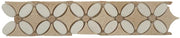 Bella Glass Tiles Flower Series FS-730L marble listello