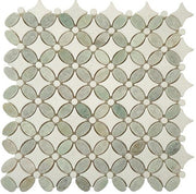 Bella Glass Tiles Flower Series FS-74 marble mosaic tile