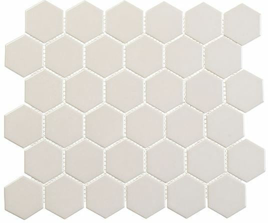 Bella Glass Tiles Freedom Avenue 2 inch Hexagon Empire Place FDM1822