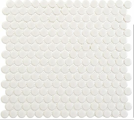 Bella Glass Tiles Freedom Avenue Penny Round Pillar Shine FDM1803