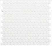 Bella Glass Tiles Freedom Avenue Penny Round United Dove FDM1801