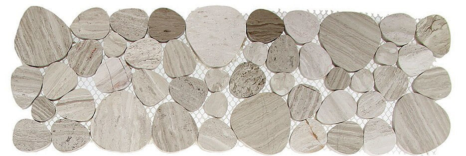 Bella Glass Tiles Holy Trail HTL-1480 marble listello Nahal Yarkon