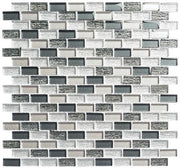Bella Glass Tiles Metro Series MTR-3343 Jules Charcoal