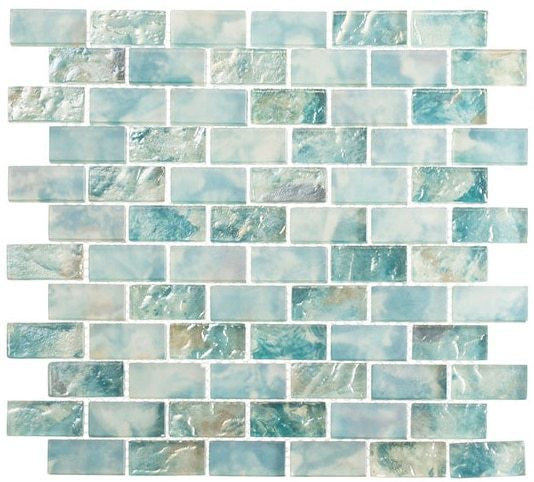 Bella Glass Tiles Mykonos Harbor Series Beach Day MKH-1602