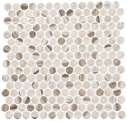 Bella Glass Tiles Pixels Series PX783 Speckled Taupe