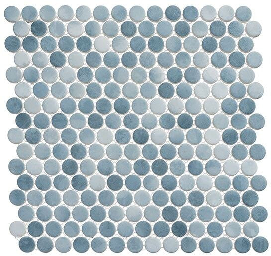 Bella Glass Tiles Polka Dots PLK66 Seahorse Waves