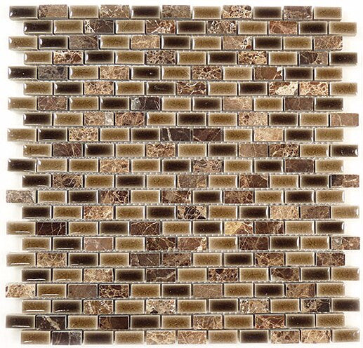 Bella Glass Tiles Porcello Series Crocodile Glam