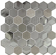 Bella Glass Tiles Queens Lair Frosted Hive QLS-133