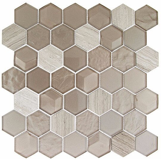 Bella Glass Tiles Queens Lair Nimbus Cloud QLS-132