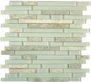 Bella Glass Tiles Random Brick Series SES02 Frosted Dusk