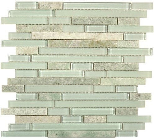Bella Glass Tiles Random Brick Series SES02 Frosted Dusk