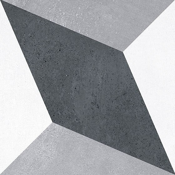 Bella Glass Tiles Retro Nueve Zero Gravity Encaustic Look