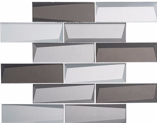 Bella Glass Tiles Scandinavia Baltic Peak Subway Tile