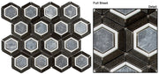 Bella Glass Tiles Sky Light Velvet Periwinkle Stone Mosaic SKLT-684