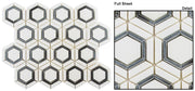 Bella Glass Tiles Sky Light White Celesta Stone Mosaic SKLT-681