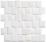 Bella Glass Tiles Tilton Marble Mosaic TLT-5902 Avory Column