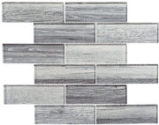 Bella Glass Tiles Westminster Series WM777 English Grey