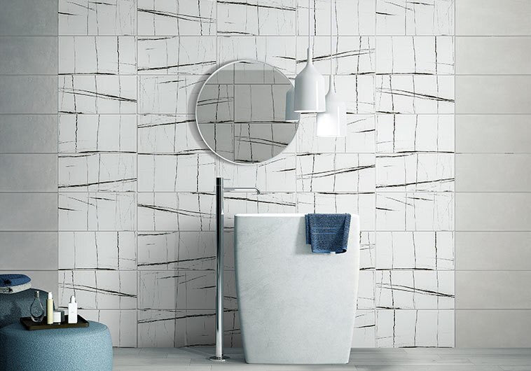 Bella Glass Tiles Yosemite YSM-084 December Tracks Subway Tile