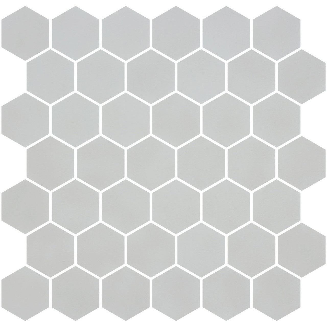 Onix Mosaico Hearth Palace Hexagon Stone Glass Gainsboro HP2HSGG