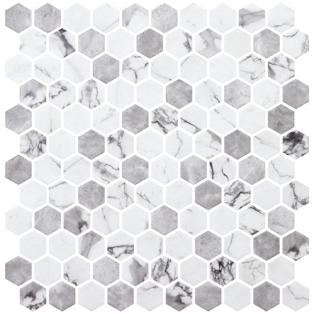 Onix Mosaico Hearth Palace Hexagon Matte Misty HP1HMMIS