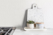 Bella Glass Tiles Hearth Palace Penny Round Opale White HP1PROW kitchen backsplash tile
