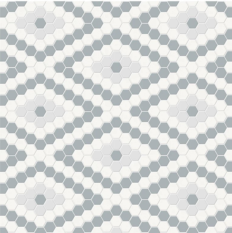 Anatolia Soho Mosaic Tile hexagon diamond pattern afternoon blend