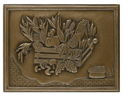 My Tile Backsplash Bronze Crops Plaque