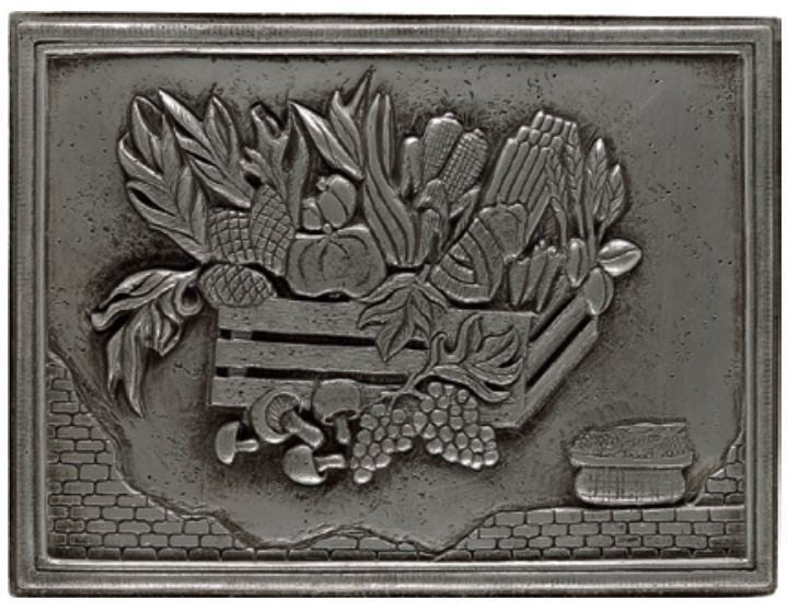 My Tile Backsplash Silver Crops Plaque