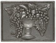 My Tile Backsplash Silver Fruit Plaque