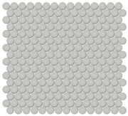 Anatolia Soho penny round 4501-0430-0 glossy loft grey